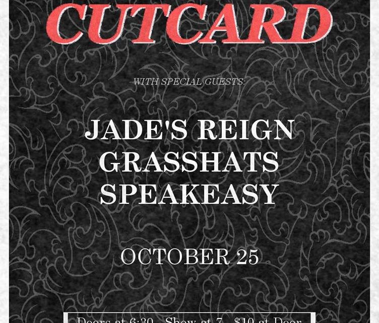 Cutcard w/ Jade’s Reign, Grasshats, and Speakeasy at Fumi Events